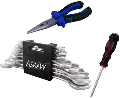 

Asraw Hand Tool Kit(11 Tools), Multicolor