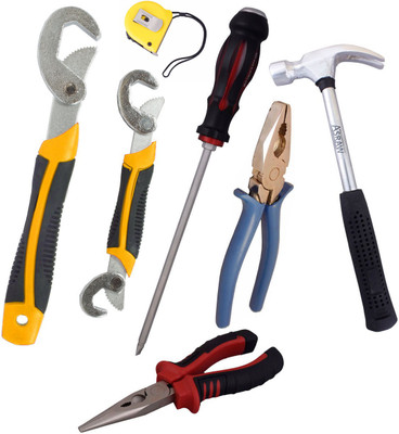 

Asraw Hand Tool Kit(7 Tools), Multicolor