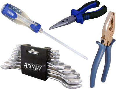 

Asraw Hand Tool Kit(12 Tools), Multicolor