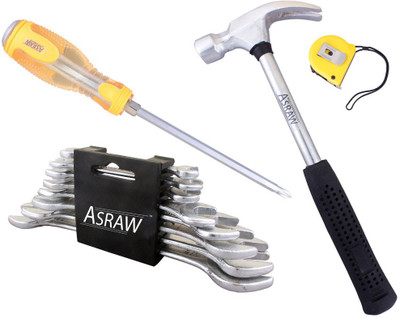 

Asraw Hand Tool Kit(12 Tools), Multicolor