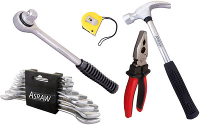 

Asraw Hand Tool Kit(13 Tools), Multicolor