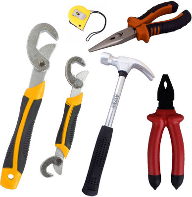 

Asraw Hand Tool Kit(6 Tools), Multicolor