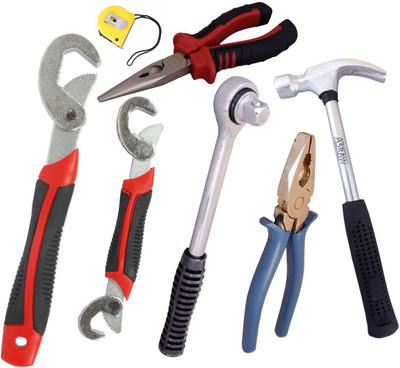 

Asraw Hand Tool Kit(7 Tools), Multicolor