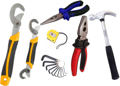 

Asraw Hand Tool Kit(7 Tools), Multicolor