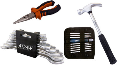 

Asraw Hand Tool Kit(12 Tools), Multicolor