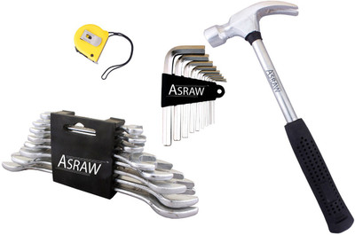 

Asraw Hand Tool Kit(12 Tools), Multicolor