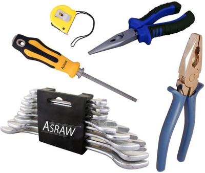 

Asraw Hand Tool Kit(13 Tools), Multicolor