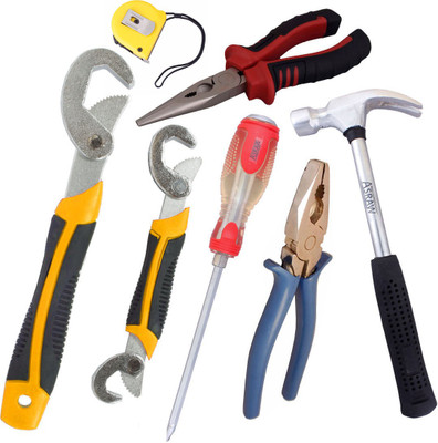 

Asraw Hand Tool Kit(7 Tools), Multicolor