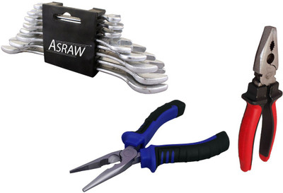 

Asraw Hand Tool Kit(11 Tools), Multicolor