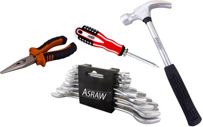 

Asraw Hand Tool Kit(12 Tools), Multicolor