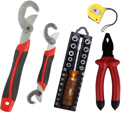 

Asraw Hand Tool Kit(5 Tools), Multicolor