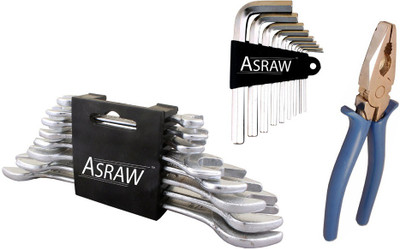 

Asraw Hand Tool Kit(11 Tools), Multicolor