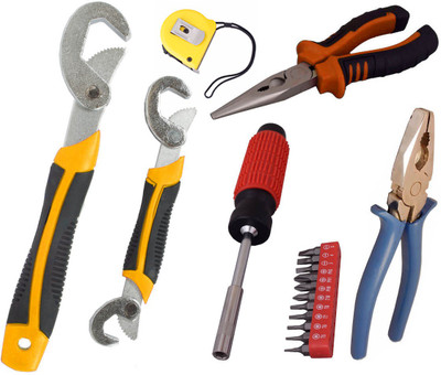 

Asraw Hand Tool Kit(6 Tools), Multicolor