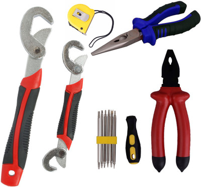

Asraw Hand Tool Kit(6 Tools), Multicolor