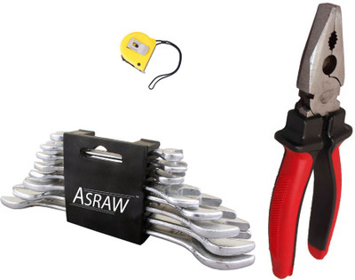 

Asraw Hand Tool Kit(11 Tools), Multicolor