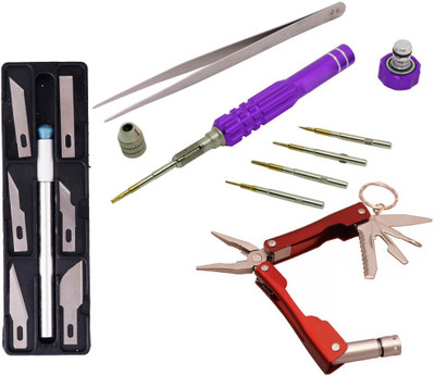 

Asraw Hand Tool Kit(4 Tools), Purple