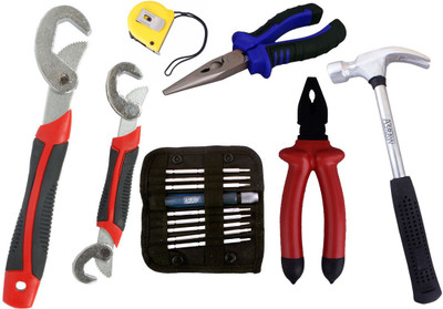 

Asraw Hand Tool Kit(7 Tools), Multicolor