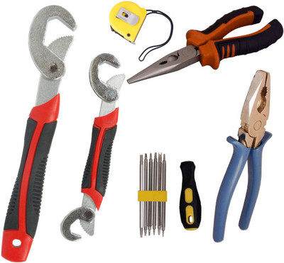 

Asraw Hand Tool Kit(6 Tools), Multicolor