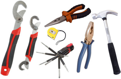 

Asraw Hand Tool Kit(7 Tools), Multicolor