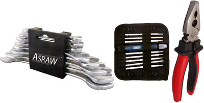 

Asraw Hand Tool Kit(11 Tools), Multicolor