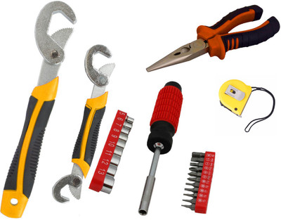 

Asraw Hand Tool Kit(5 Tools), Multicolor