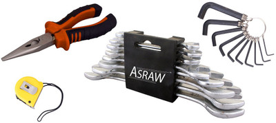 

Asraw Hand Tool Kit(12 Tools), Multicolor