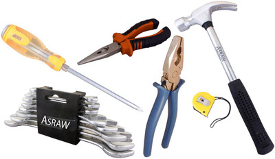 

Asraw Hand Tool Kit(14 Tools), Multicolor