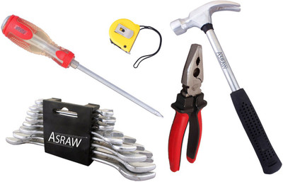 

Asraw Hand Tool Kit(13 Tools), Multicolor