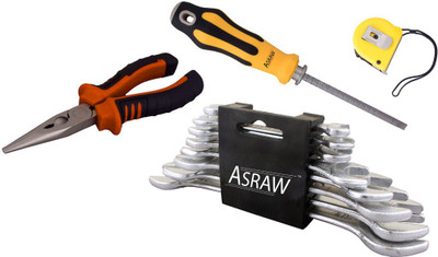 

Asraw Hand Tool Kit(12 Tools), Multicolor