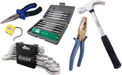 

Asraw Hand Tool Kit(14 Tools), Multicolor