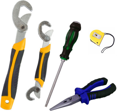 

Asraw Hand Tool Kit(5 Tools), Multicolor