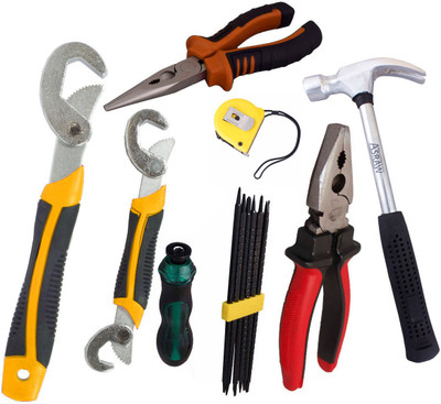 

Asraw Hand Tool Kit(7 Tools), Multicolor