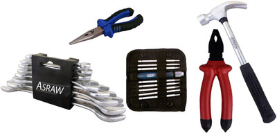

Asraw Hand Tool Kit(13 Tools), Multicolor