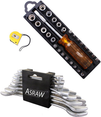 

Asraw Hand Tool Kit(11 Tools), Multicolor
