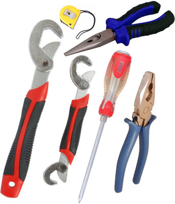 

Asraw Hand Tool Kit(6 Tools), Multicolor