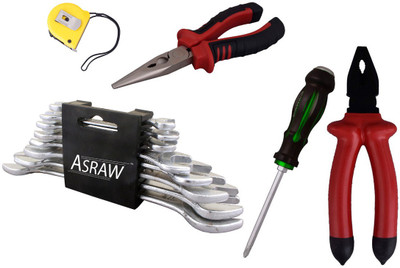 

Asraw Hand Tool Kit(13 Tools), Multicolor
