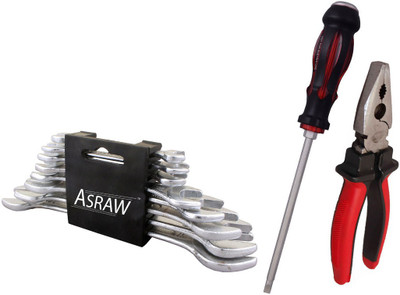 

Asraw Hand Tool Kit(11 Tools), Multicolor