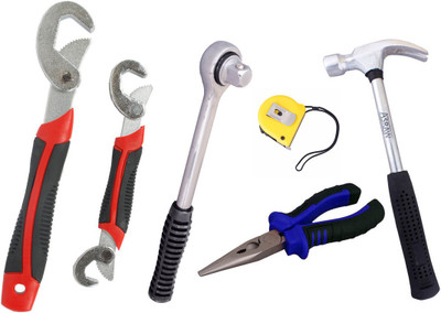 

Asraw Hand Tool Kit(6 Tools), Multicolor