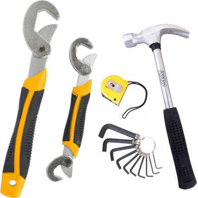 

Asraw Hand Tool Kit(5 Tools), Multicolor