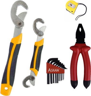 

Asraw Hand Tool Kit(5 Tools), Multicolor