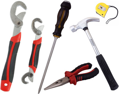 

Asraw Hand Tool Kit(6 Tools), Multicolor