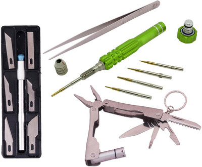 

Asraw Hand Tool Kit(4 Tools), Green