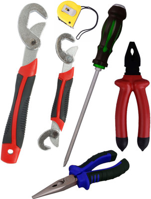 

Asraw Hand Tool Kit(6 Tools), Multicolor