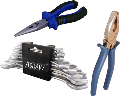 

Asraw Hand Tool Kit(11 Tools), Multicolor