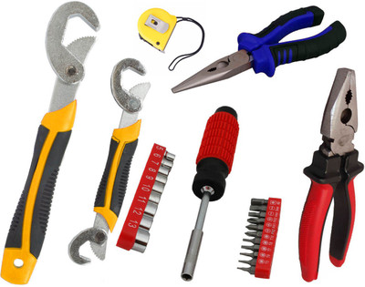 

Asraw Hand Tool Kit(6 Tools), Multicolor