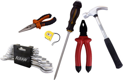 

Asraw Hand Tool Kit(14 Tools), Multicolor