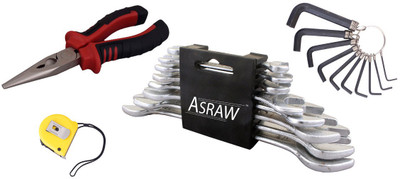 

Asraw Hand Tool Kit(12 Tools), Multicolor
