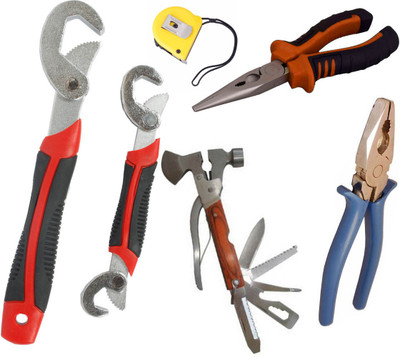 

Asraw Hand Tool Kit(6 Tools), Multicolor