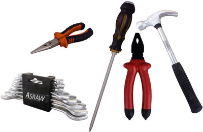 

Asraw Hand Tool Kit(13 Tools), Multicolor