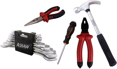 Asraw Hand Tool Kit(13 Tools), Multicolor